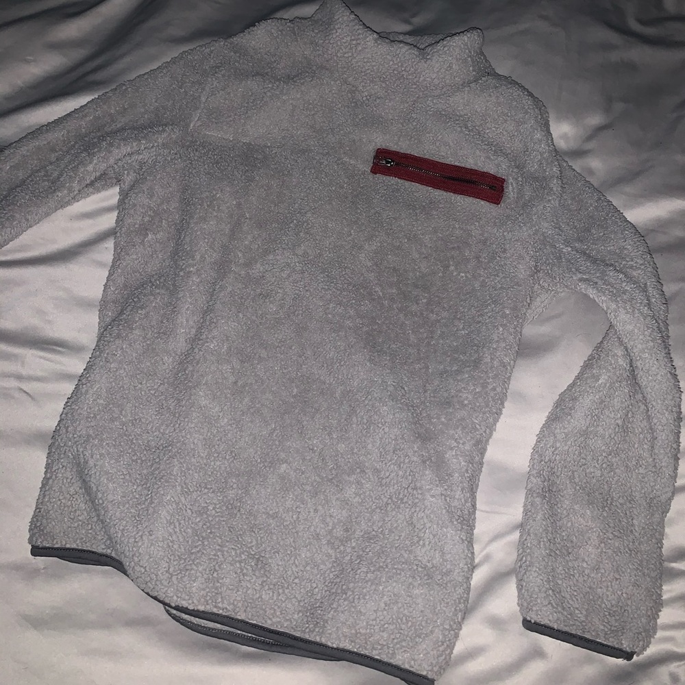 Fuzzy pullover sweater